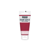 Pentart cremige Acrylfarbe seidenmatt 200 ml | verschiedene Farbtöne | 04 Lipstick Rot