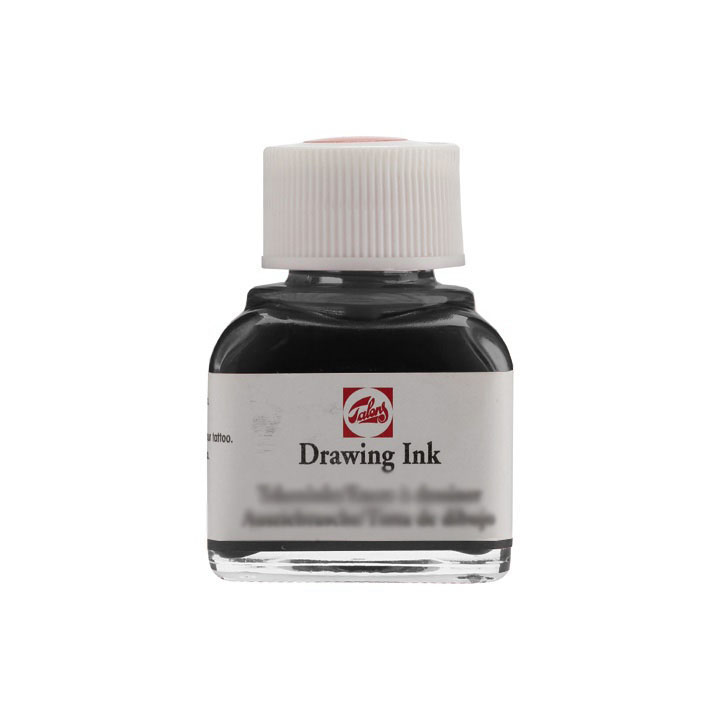 Talens Zeichentusche 11 ml – 18 Farben zur Auswahl | 700 schwarz