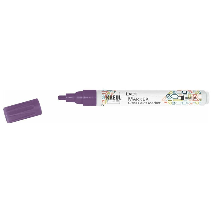 Kreul Hochglanzlack Marker Medium – Violett