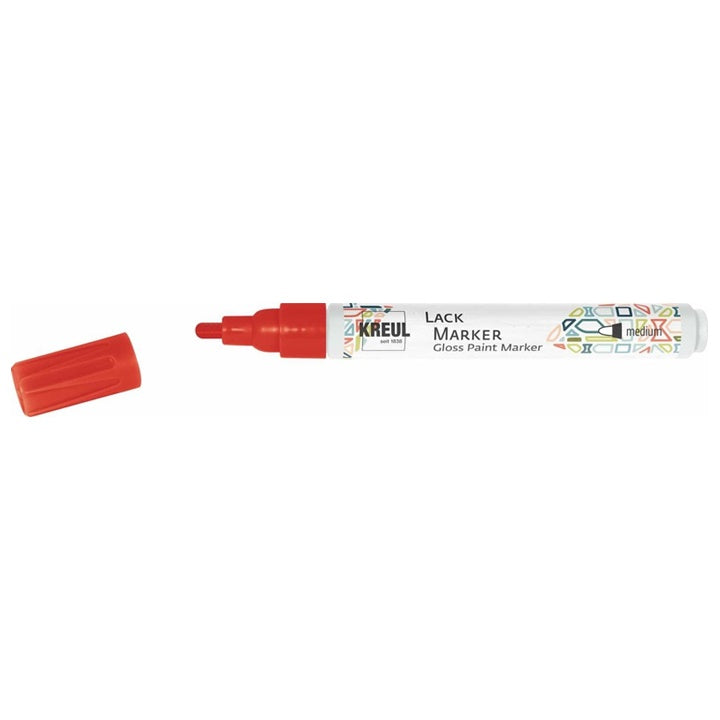 Kreul Hochglanzlack Marker Medium – Rot