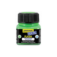KREUL Javana Stoffmalfarbe für helle Textilien 20 ml – fluorescent Grün
