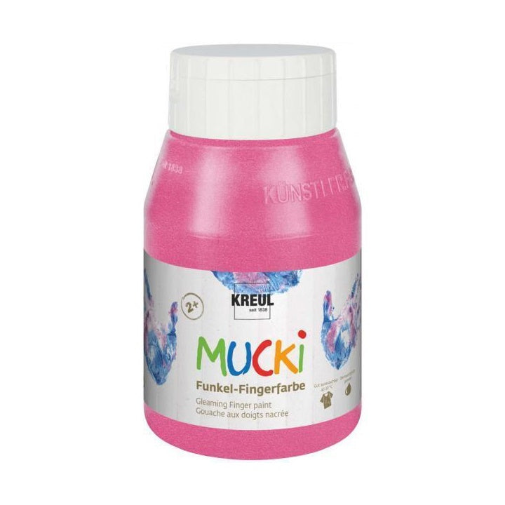MUCKI Glanz-Fingerfarben für Kinder 500 ml | verschiedene Farbtöne