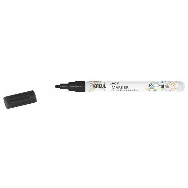 Kreul Hochglanz-Lackmarker Fein – Schwarz