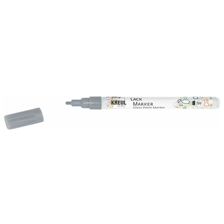 Kreul Hochglanz-Lackmarker Fein – Silber