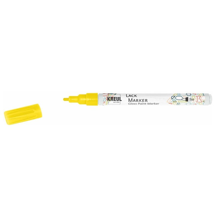 Kreul Hochglanz-Lackmarker Fein – Gelb