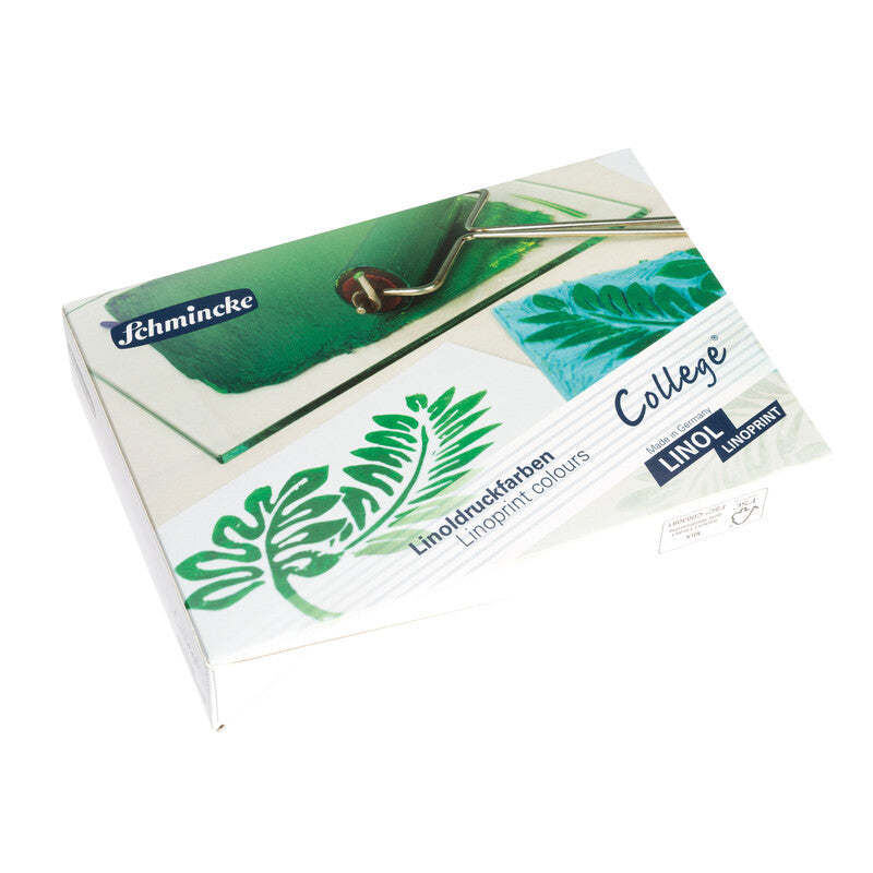Linoldruckfarben-Set Schmincke College Linol, 5 x 75 ml, Grundfarben