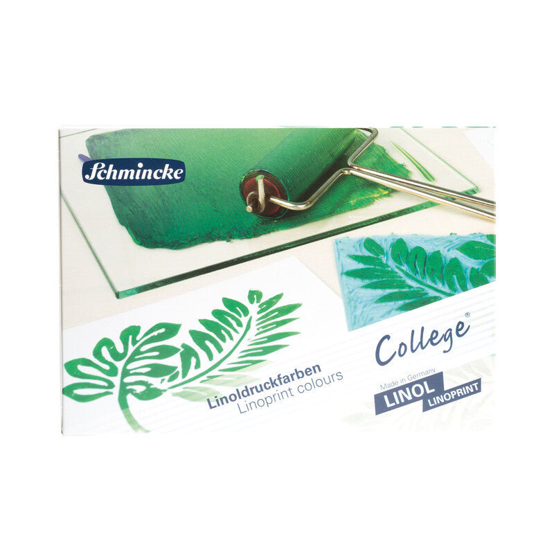 Linoldruckfarben-Set Schmincke College Linol, 5 x 75 ml, Grundfarben