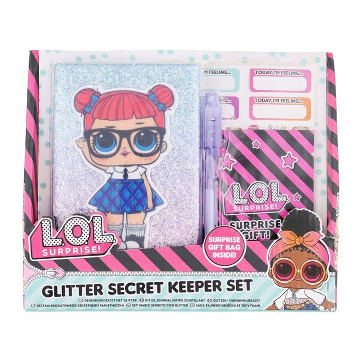 LOL Surprise Mini-Glitzer-Notizbuch mit UV-Stift und Stickern | ARTMIE