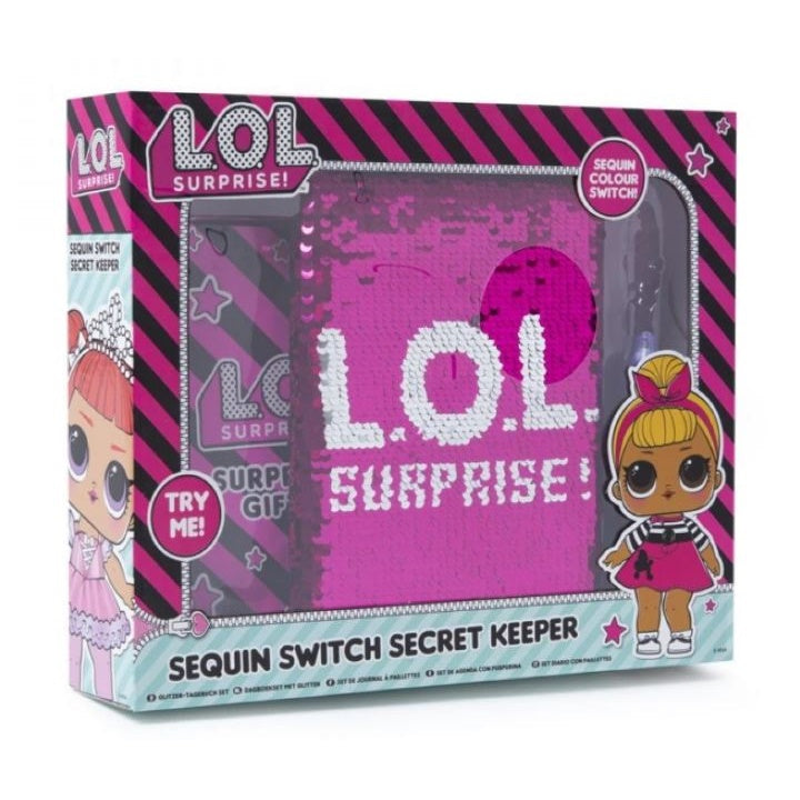LOL Surprise Pailletten-Tagebuch mit UV-Stift für kreative Kinder | ARTMIE