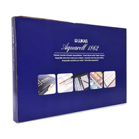 LUKAS Aquarell 1862 Aquarellfarben-Set in der Box - 70 Näpfchen mit Zubehör