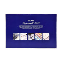 LUKAS Aquarell 1862 Aquarellfarben-Set in der Box - 70 Näpfchen mit Zubehör