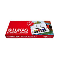LUKAS Studio Aquarellfarben-Set in Kunststoffbox | 13-teilig
