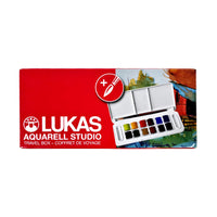 LUKAS Studio Aquarellfarben-Set in Kunststoffbox | 13-teilig