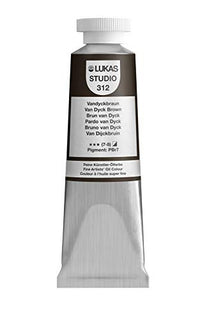 DALER ROWNEY Lukas Studio Ölfarbe 37 ml – Van Dyck Brown