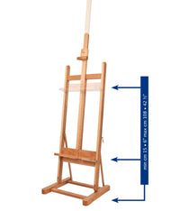 MABEF Atelierstaffelei H-Form - Buche