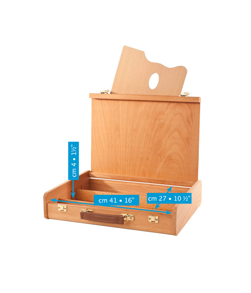 MABEF Malkoffer aus Holz 27 x 41 cm