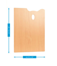 MABEF Holz-Mischpalette rechteckig 35 x 45 cm