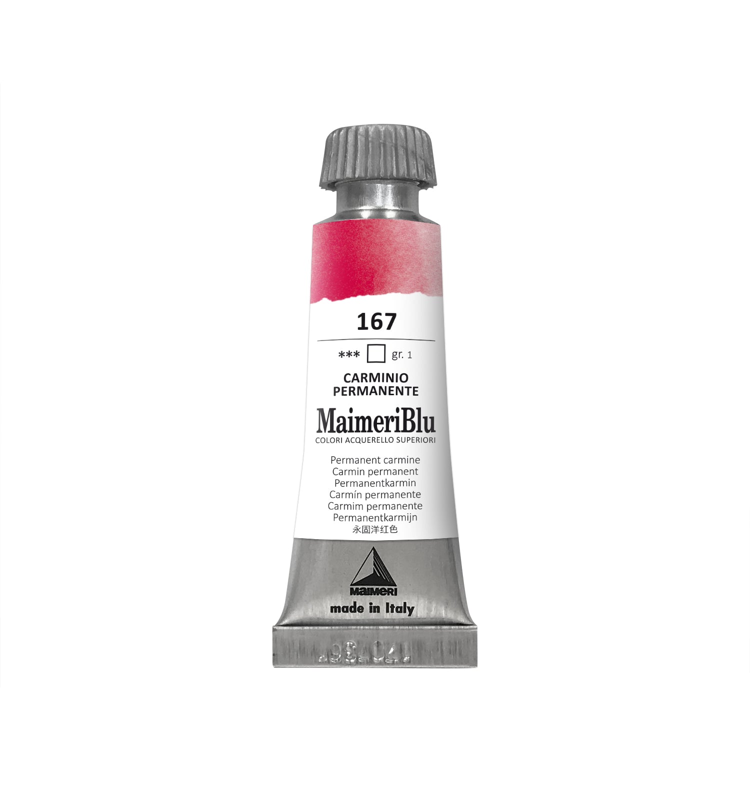 Professionelle Aquarellfarbe MAIMERI Maimeri Blu 12 ml – Permanentkarmin