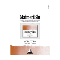 MAIMERI Blu Aquarellfarben Näpfchen 1,5 ml – Goldocker