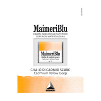 MAIMERI Blu Aquarellfarben Näpfchen 1,5 ml – Kadmiumgelb dunkel