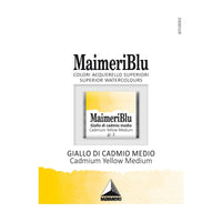 MAIMERI Blu Aquarellfarben Näpfchen 1,5 ml – Kadmiumgelb mittel