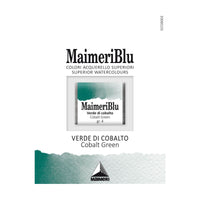 MAIMERI Blu Aquarellfarben Näpfchen 1,5 ml – Kobaltgrün