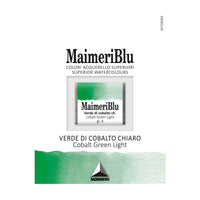 MAIMERI Blu Aquarellfarben Näpfchen 1,5 ml – Kobaltgrün hell