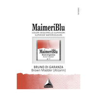 MAIMERI Blu Aquarellfarben Näpfchen 1,5 ml – Krappbraun Alizarin