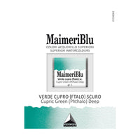MAIMERI Blu Aquarellfarben Näpfchen 1,5 ml – Kupfergrün dunkel