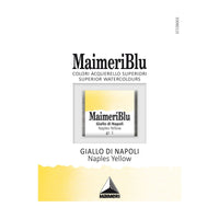 MAIMERI Blu Aquarellfarben Näpfchen 1,5 ml – Neapelgelb