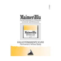 MAIMERI Blu Aquarellfarben Näpfchen 1,5 ml – Permanentgelb dunkel