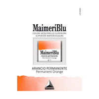 MAIMERI Blu Aquarellfarben Näpfchen 1,5 ml – Permanentorange
