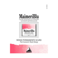 MAIMERI Blu Aquarellfarben Näpfchen 1,5 ml – Permanentrot dunkel