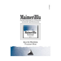 MAIMERI Blu Aquarellfarben Näpfchen 1,5 ml – Preußischblau