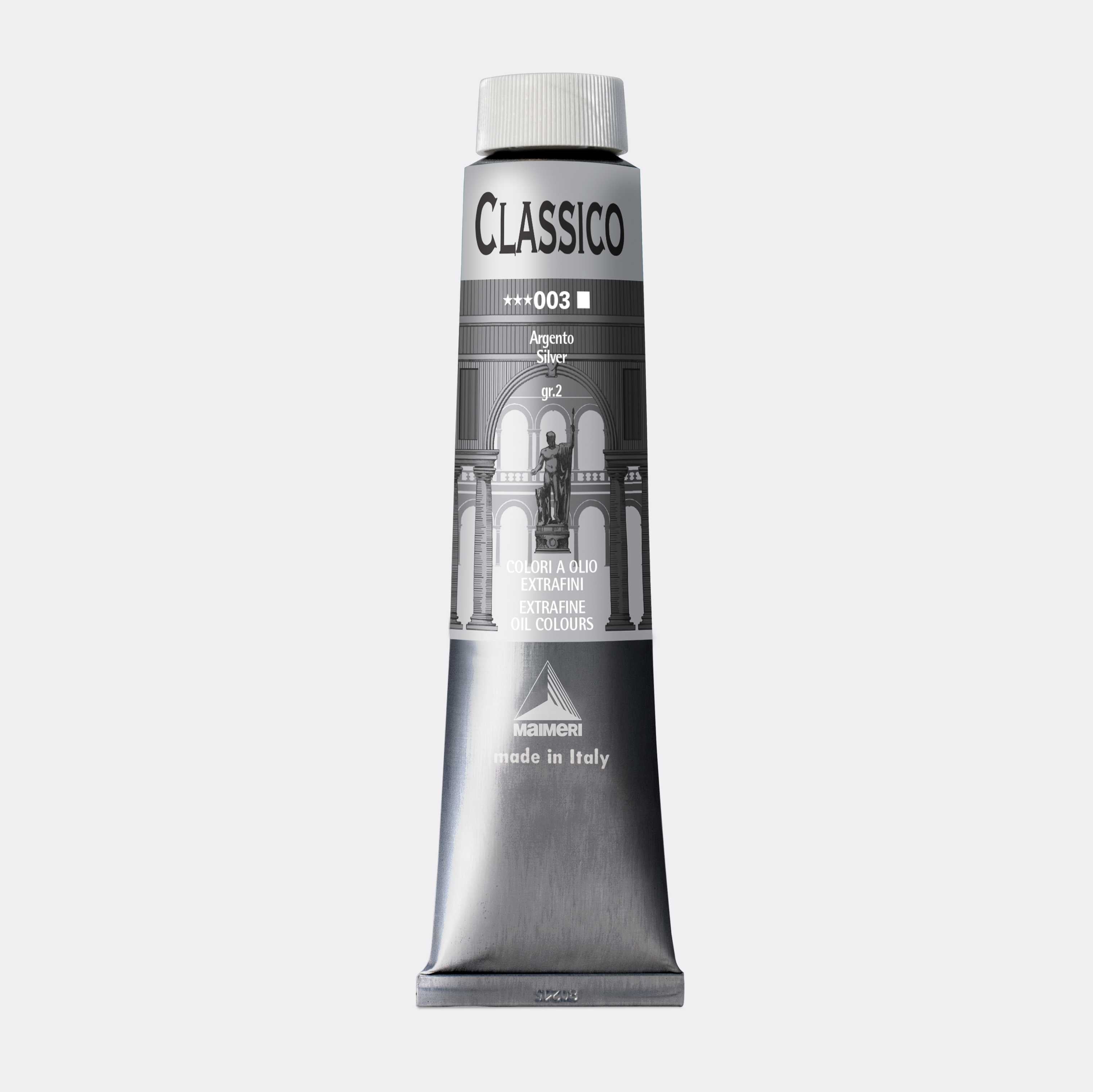 Feine Ölfarbe Maimeri Classico 200 ml – Silber