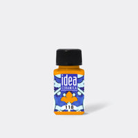 MAIMERI Keramikfarbe Idea Ceramica - 60 ml | verschiedene Farbtöne – Dunkelgelb