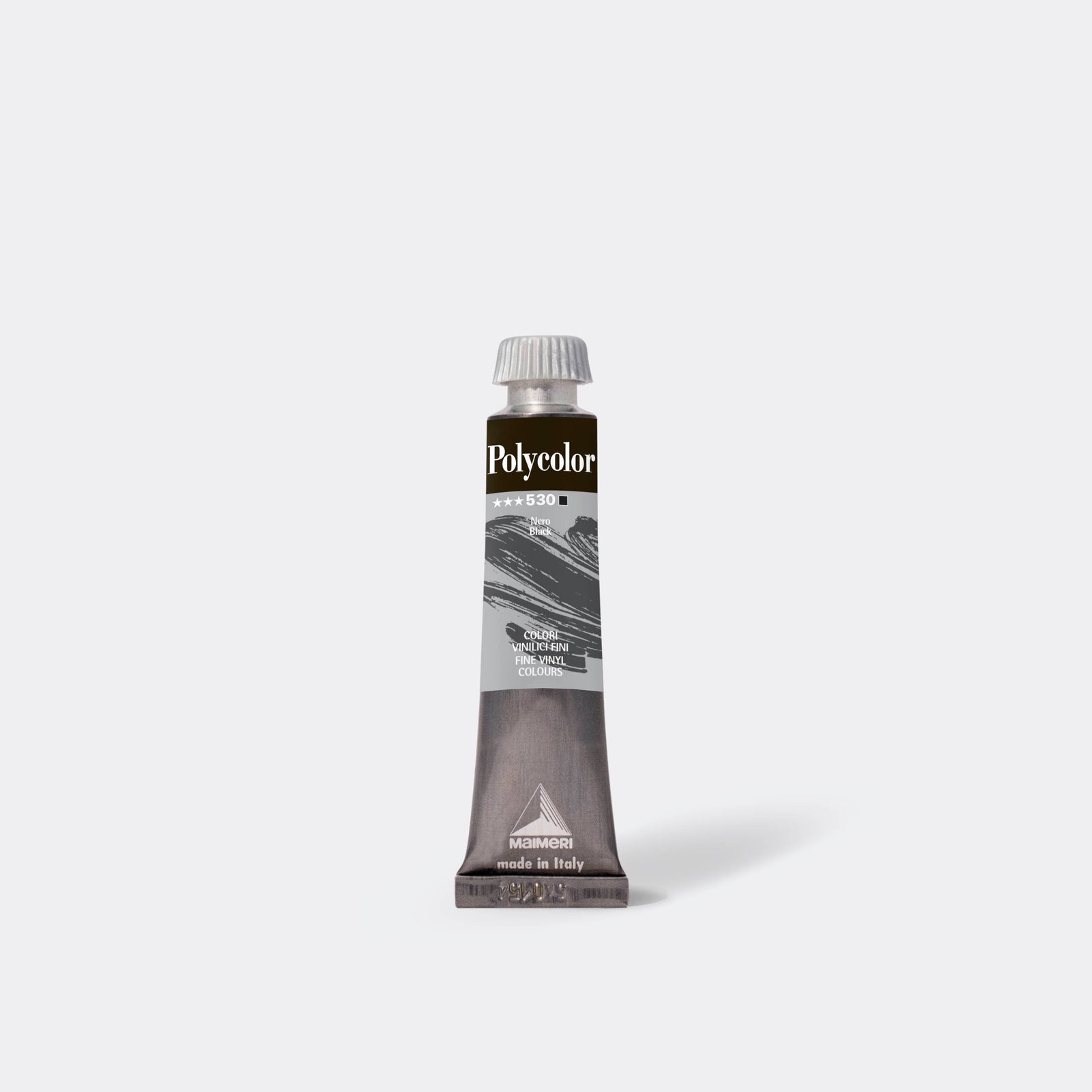 Feine Acrylfarbe MAIMERI Polycolor 20 ml – Schwarz