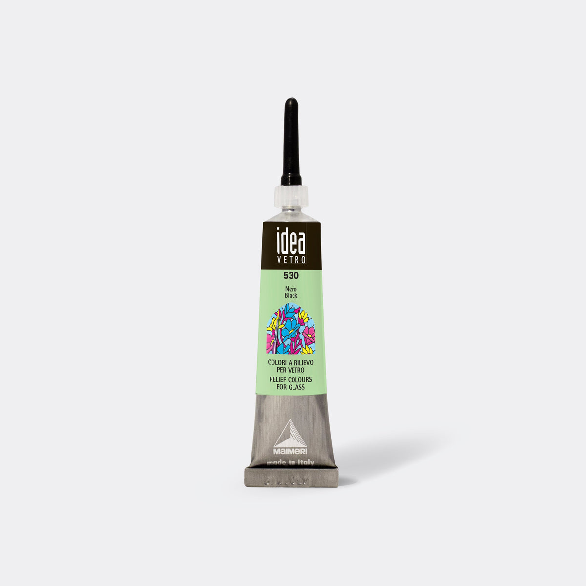 MAIMERI Vetro Rilievo Konturenfarbe - 20 ml – Schwarz