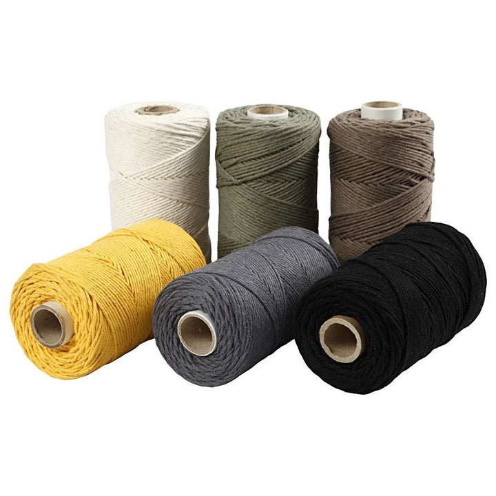 Hochwertiges Makramee-Garn 2 mm in verschiedenen Farben für DIY-Projekte | ARTMIE