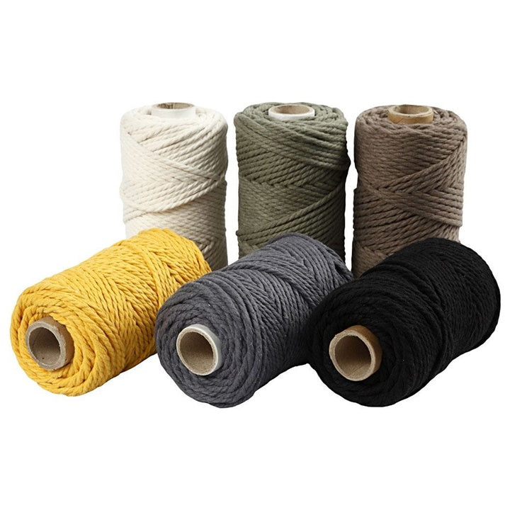 Makramee-Garn 4 mm x 55 m in verschiedenen Farben für DIY-Projekte | ARTMIE