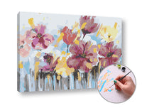 Malen nach Zahlen ABSTRACT FLOWERS | Schwierigkeitsgrad: einfach — Bild 4