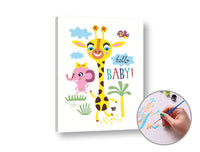 Malen nach Zahlen HELLO BABY | Schwierigkeitsgrad: leicht — Bild 3