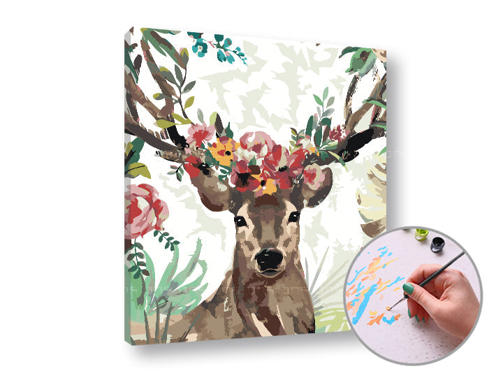 Malen nach Zahlen KING OF THE WOODS | Schwierigkeitsgrad: leicht — Bild 1