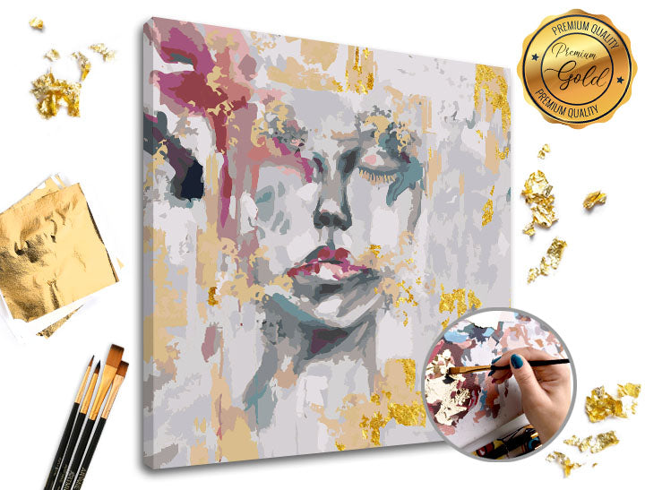 Malen nach Zahlen PREMIUM GOLD – Die Vergessene — Bild 3