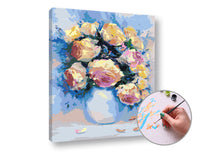 Malen nach Zahlen ROSES IN THE PASSION | Schwierigkeitsgrad: Leicht — Bild 1