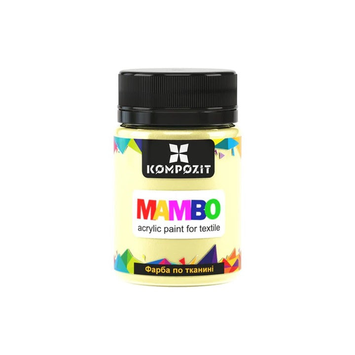 MAMBO Acrylfarbe für Textil und Leder 50 ml | verschiedene Farbtöne — Bild 3