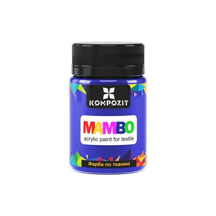 MAMBO Acrylfarbe für Textil und Leder 50 ml | verschiedene Farbtöne — Bild 21