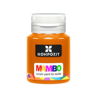 MAMBO Acrylfarbe für Textil und Leder 20 ml – 05 Orange