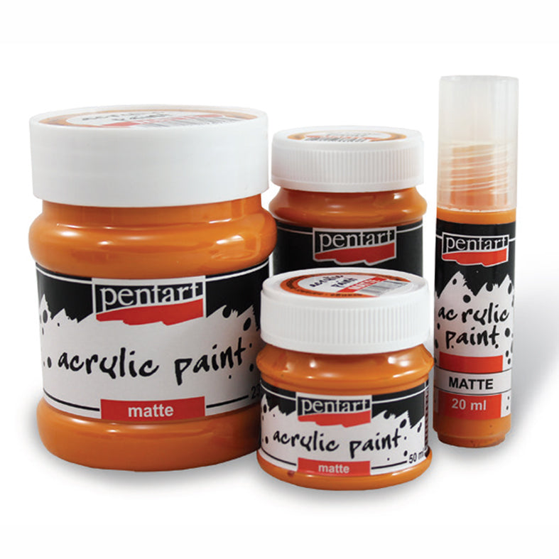 Matte Acrylfarbe 230 ml von PENTART in verschiedenen Farben | ARTMIE