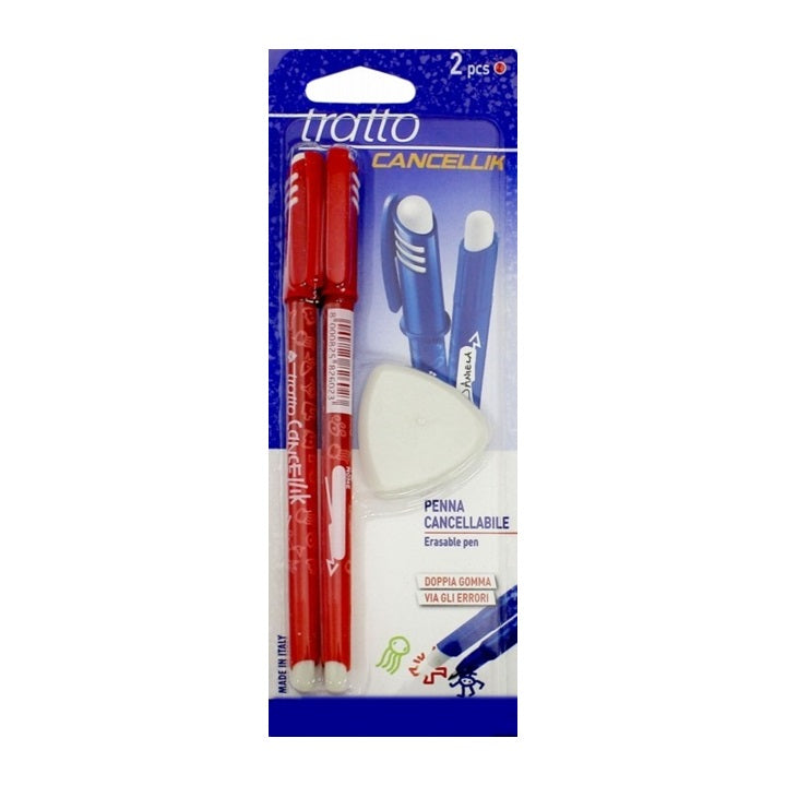 Tratto Radierbarer Stift Set | verschiedene Farben | Rot